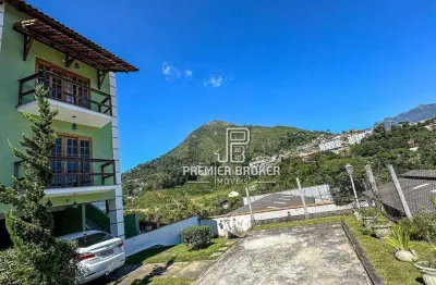 Casa com 3 dormitórios à venda, 200 m² por r$ 395.000,00 - bom retiro - teresópolis/rj
