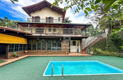 Casa com 4 dormitórios à venda, 263 m² por r$ 1.150.000,00 - bom retiro - teresópolis/rj