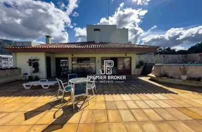 Cobertura à venda, 398 m² por r$ 2.690.000,00 - agriões - teresópolis/rj