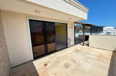 Cobertura linear com vista livre e panorâmica com 3 quartos sendo 1 suítes e 2 vagas fixas