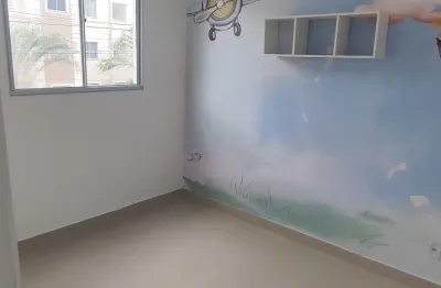 Apartamento 2/4 semi mobiliado no condomínio parque fonte das aguas