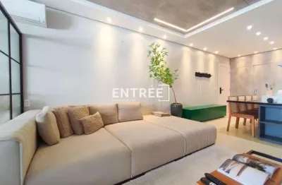 Estúdio mobiliado - 'porteira fechada' com 1 vaga - centro