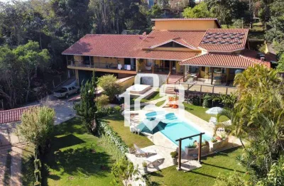 Casa com 5 dormitórios à venda, 598 m² por r$ 3.000.000 - pinhal - piracaia/sp