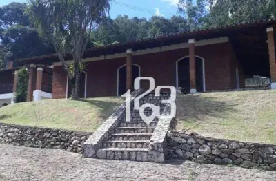 Chácara com 4 dormitórios para alugar, 6000 m² por r$ 3.300/mês - zona rural - pinhalzinho/sp