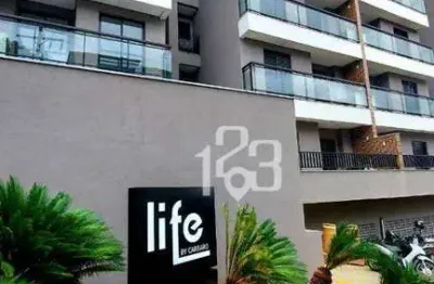 Apartamento próximo a usf com 1 dormitório, 41 m² - venda por r$ 530.000 ou aluguel por r$ 3.050/mês - jardim do sul - bragança paulista/sp