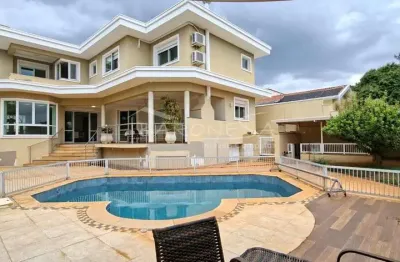 Casa em condomínio fechado com 5 quartos à venda na avenida professor adhelar matthes, 172, loteamento residencial barão do café, campinas, 409 m2 por r$ 3.950.000