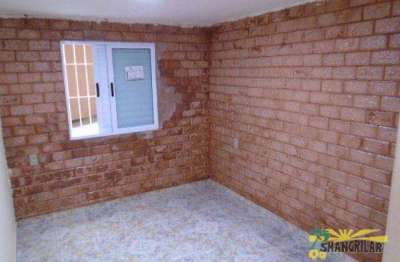 Casa com 1 dormitório para alugar, 40 m² por r$ 500,00/mês - casa grande - diadema/sp