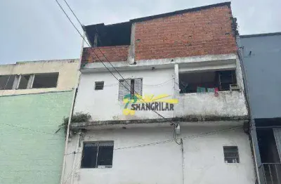 Imóvel com 2 moradias mais salão comercial no piraporinha por 199 mil.