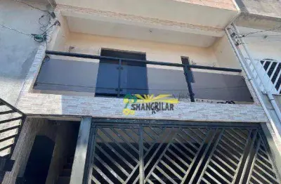 Sobrado com 4 dormitórios à venda, 179 m² por r$ 350.000,00 - piraporinha - diadema/sp