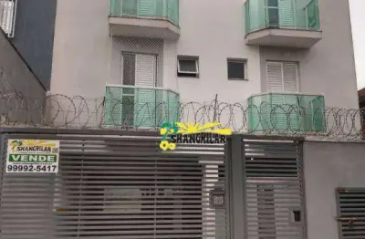 Cobertura com 2 dormitórios à venda, 110 m² por r$ 450.000,00 - vila luzita - santo andré/sp