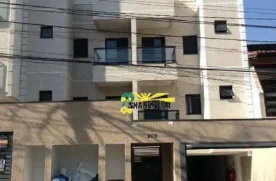 Cobertura com 2 dormitórios à venda, 90 m² por r$ 460.000,00 - vila humaitá - santo andré/sp