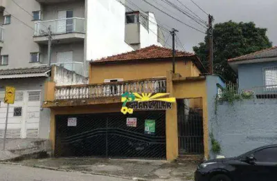 Terreno 430m² c/casas antigas à venda por r$ 1.300.000 - parque oratório - santo andré/sp