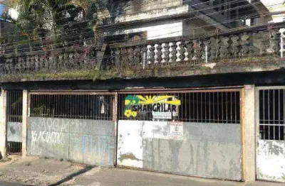 Terreno à venda com casa antiga, 242 m² por r$ 450.000 - parque sete de setembro - diadema/sp