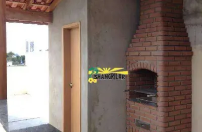 Cobertura com 2 dormitórios à venda, 148 m² por r$ 590.000,00 - vila valparaíso - santo andré/sp
