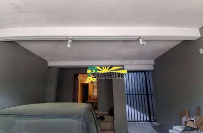 Sobrado com 3 dormitórios para alugar, 150 m² por r$ 4.500/mês - casa grande - diadema/sp