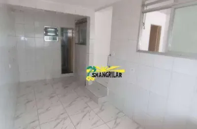 Casa com 1 dormitório para alugar, 80 m² por r$ 1.200/mês - piraporinha - diadema/sp