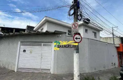 Sobrado com 3 dormitórios à venda, 135 m² mais salão comercial já alugado por r$ 750.000 - vila são josé - diadema/sp