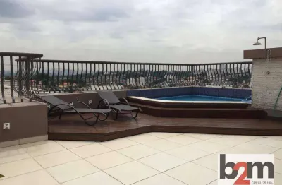 Cobertura com 3 dormitórios, 220 m² - venda por r$ 1.800.000 ou aluguel por r$ 9000/mês - cidade são francisco - são paulo/sp