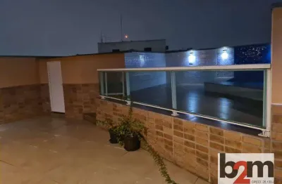 Cobertura com 3 suítes e 3 vagas à venda, 200 m² por r$ 1.330.000 - vila são francisco - são paulo/sp