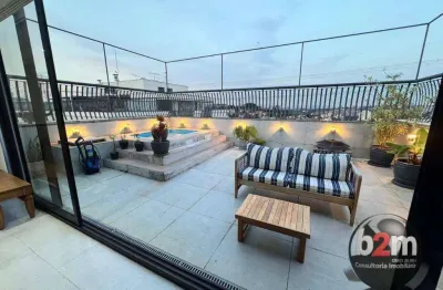 Cobertura com 2 dormitórios à venda, 167 m² por r$ 1.500.000,00 - cidade são francisco - são paulo/sp