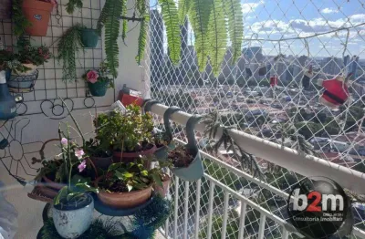 Apartamento com 2 dormitórios e sala ampliada em andar alto com vista livre à venda, 80 m² por r$ 850.000 - vila são francisco - osasco/sp