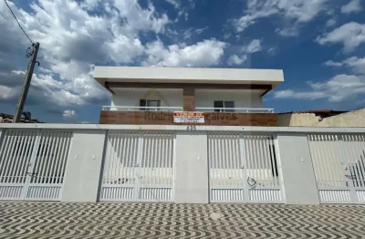 Casa para venda em praia grande, melvi, 2 dormitórios, 1 suíte, 2 banheiros, 1 vaga