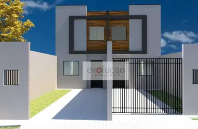 Sobrado com 2 dormitórios à venda, 58 m² por r$ 370.000,00 - sítio cercado - curitiba/pr