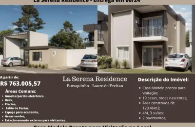 Casa para venda em lauro de freitas, buraquinho, 4 dormitórios, 3 suítes, 1 banheiro, 1 vaga