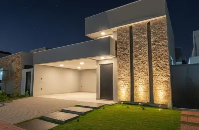 Linda casa recém construída no condomínio estância dos ipês!