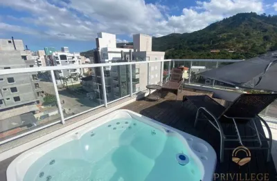 Cobertura à venda, 160 m² por r$ 1.390.000,00 - praia de palmas - governador celso ramos/sc