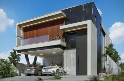 Casa com 4 dormitórios à venda, 282 m² por r$ 4.111.335,00 - jardim dourado - porto belo/sc