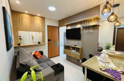 Apartamento com 2 dormitórios à venda, 45 m² por r$ 350.000,00 - condomínio terras de santa marta - ribeirão preto/sp