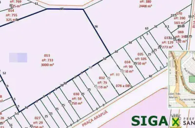 Terreno à venda, 3000 m² por r$ 9.000.000,00 - parque bandeirante - santo andré/sp