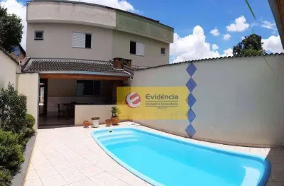 Sobrado com 3 dormitórios à venda, 229 m² por r$ 1.100.000,00 - bangu - santo andré/sp