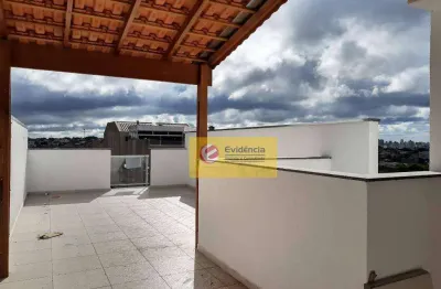 Cobertura à venda, 50 m² por r$ 390.000,00 - vila tibiriçá - santo andré/sp