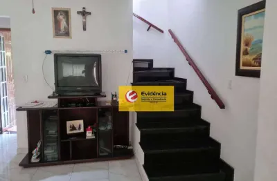 Sobrado à venda, 167 m² por r$ 650.000,00 - vila valparaíso - santo andré/sp