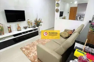 Apartamento à venda, 75 m² por r$ 470.000,00 - jardim paraíso - santo andré/sp