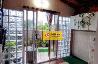 Cobertura com 3 dormitórios à venda, 85 m² por r$ 695.000,00 - jardim stella - santo andré/sp