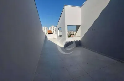 Cobertura à venda, 128 m² por r$ 530.000,00 - vila humaitá - santo andré/sp