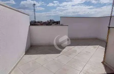 Cobertura com 2 dormitórios à venda, 38 m² por r$ 380.000,00 - jardim alvorada - santo andré/sp