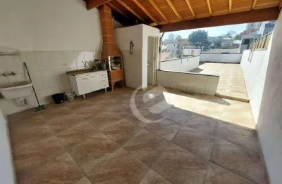 Cobertura com 3 dormitórios à venda, 174 m² por r$ 560.000,00 - vila assunção - santo andré/sp
