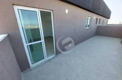 Cobertura à venda, 110 m² por r$ 430.000,00 - jardim cristiane - santo andré/sp