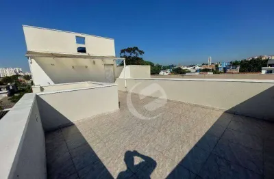 Cobertura com 2 dormitórios à venda, 80 m² por r$ 330.000,00 - vila floresta - santo andré/sp