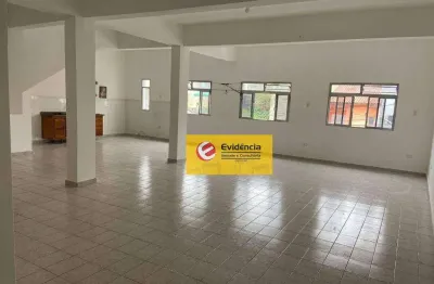 Sala para alugar, 110 m² por r$ 1.400,00/mês - jardim do estádio - santo andré/sp