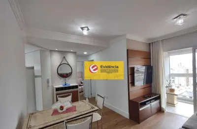 Apartamento com 2 dormitórios para alugar, 50 m² por r$ 2.852,18/mês - vila floresta - santo andré/sp