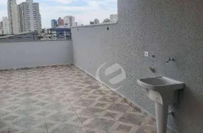Cobertura à venda, 48 m² por r$ 580.000,00 - vila assunção - santo andré/sp