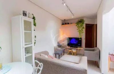 Apartamento à venda, 46 m² por r$ 320.000,00 - vila scarpelli - santo andré/sp