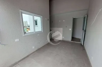 Cobertura à venda, 80 m² por r$ 450.000,00 - vila pires - santo andré/sp
