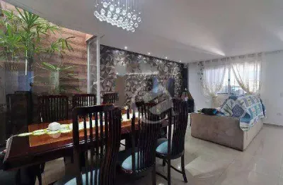 Sobrado à venda, 208 m² por r$ 925.000,00 - vila guiomar - santo andré/sp