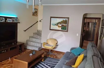 Sobrado com 4 dormitórios à venda, 130 m² por r$ 860.000,00 - vila scarpelli - santo andré/sp